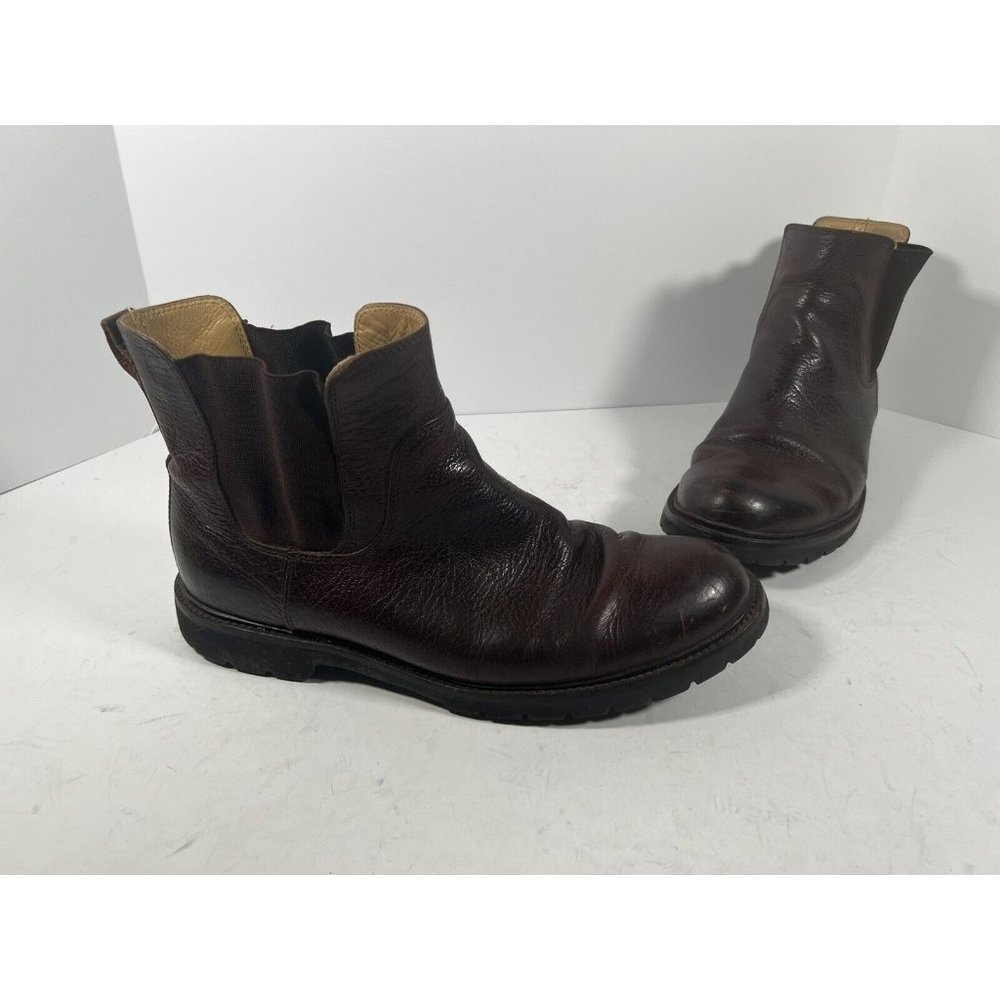 Vintage Orvis Brown Leather Pull on Ankle Boot Size 11